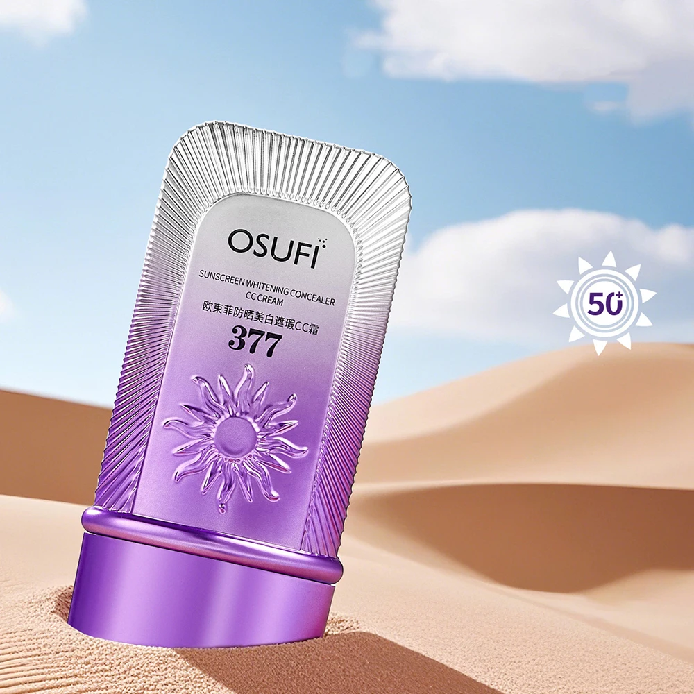 Summer Sunscreen SPF50+ Moisturizing Nourishing Waterproof UV Resistant Refreshing Concealer Face Cream Korea Skincare Cosmetics