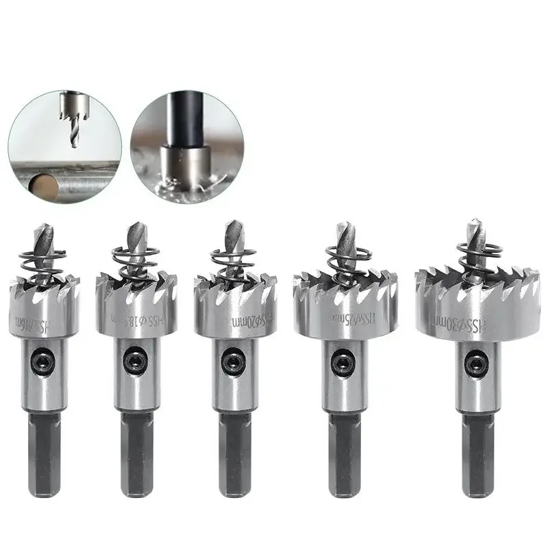 

12-80mmHigh Quality HSS Hole Saw High Speed Steel Drill Bit Stainless Steel Metal Aluminum Alloy Drill Bits for Wood Cutter Tool