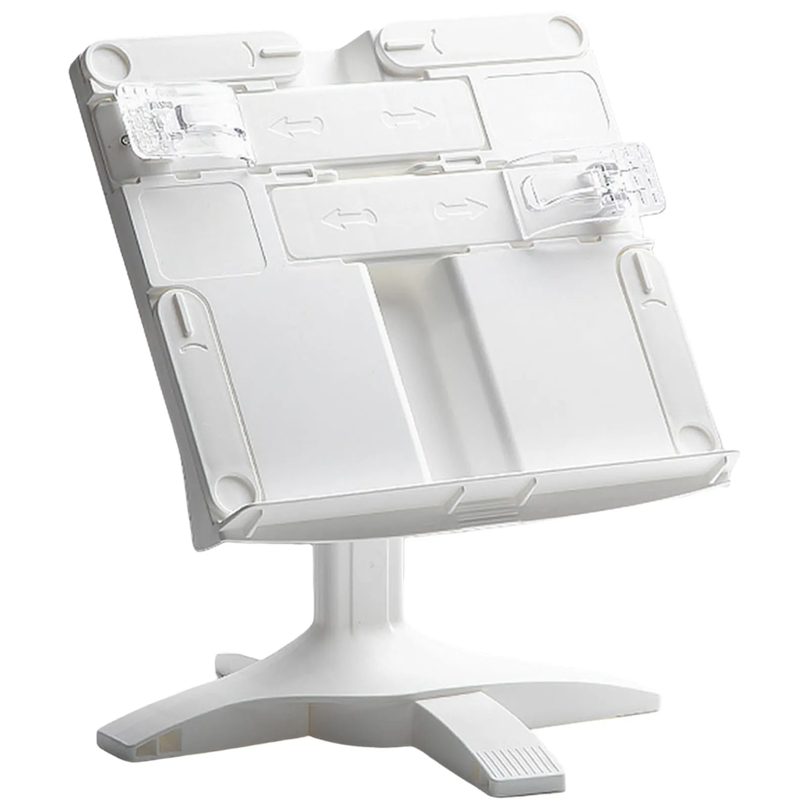 

Adjustable Desk Books Stand Cooking Bookstands with Page Paper Clips for Adults Children Students Reading