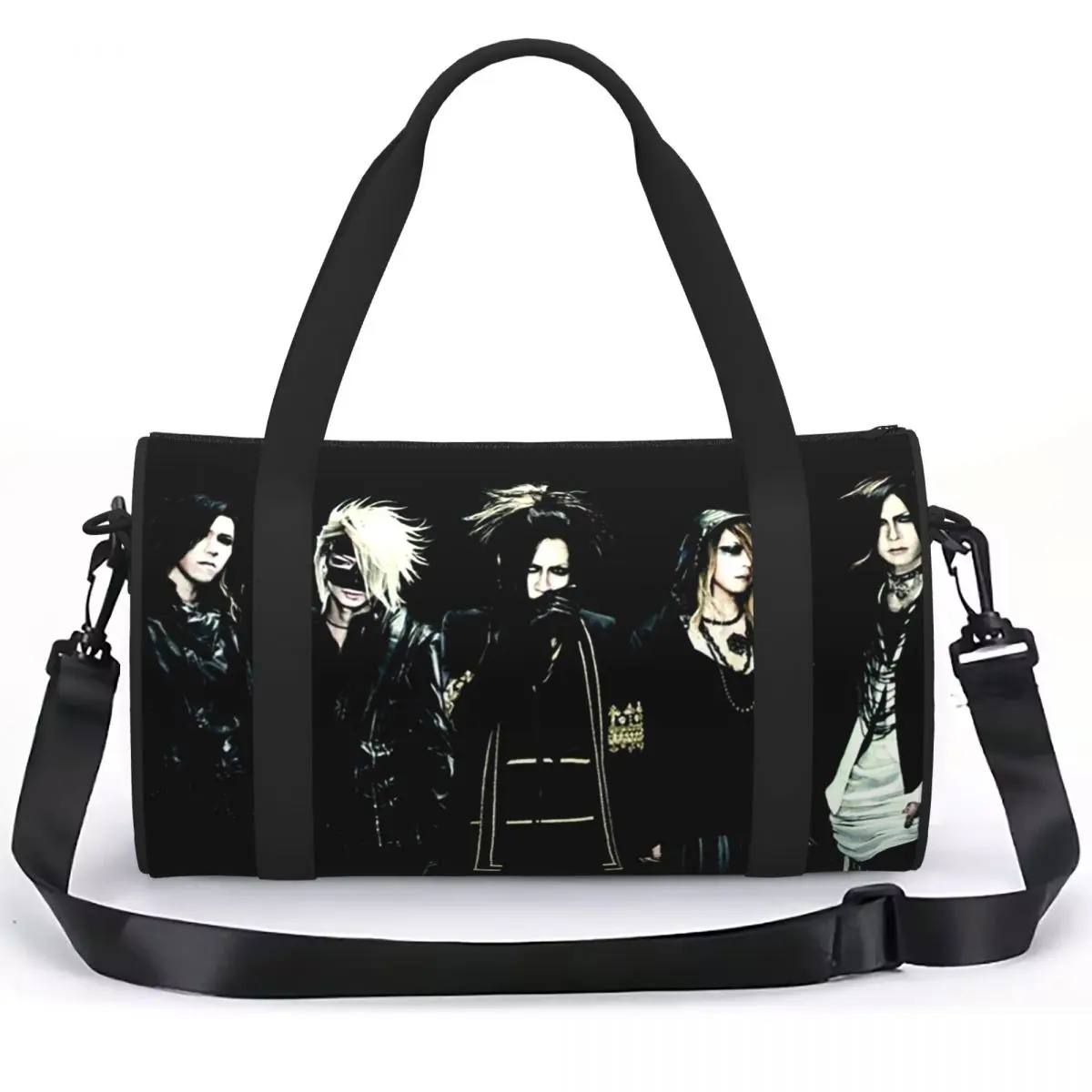 Japan Rock The Gazette BandLuggage Bag Multi-Functional Duffle Tote Bag Handbags Gym Bags Fitness Bag for Boys Girls