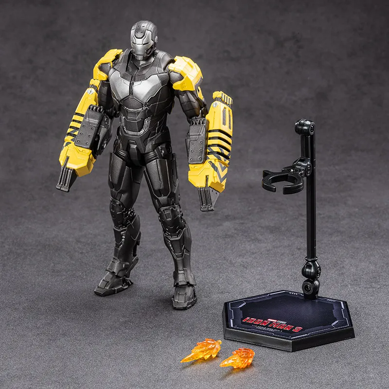 ZDTDS Iron Man MK25 Striker Avengers Articulated Action Figure Collectible Model Desktop Display Gift For Adult Fans