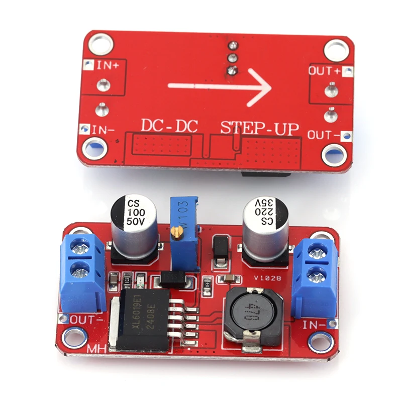 5A DC-DC Step Up Power Module Boost Volt Converter 3.3V-35V To 5V 6V 9V 12V 24V XL6019 adjustable output