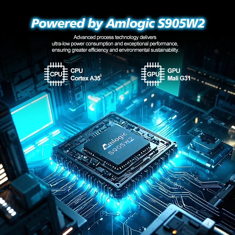 TV Box Tanix W2 Android 11 Amlogic S905W2 2G/16G AV1 BT TVBOX 2.4G&5G Dual Wifi 4K HD Set Top Box 4G/64G مشغل الوسائط 4G32G