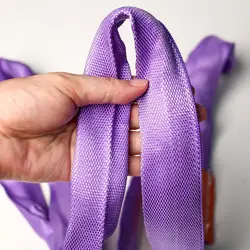 2-meter spanset polyester ronde slings eindeloze hijsslings zwaar uitgevoerd yogasetouw voor luchtzijde yoga hangmat lyra