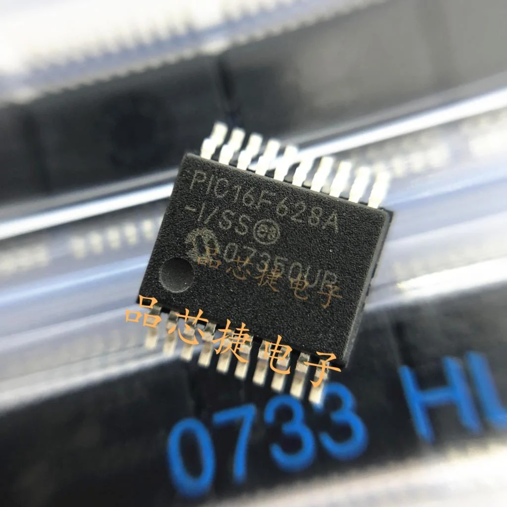 NEW and Original MCU 8-bit IC chip pic16f628a-i/ss ssop-20, 2 pieces, new and original products