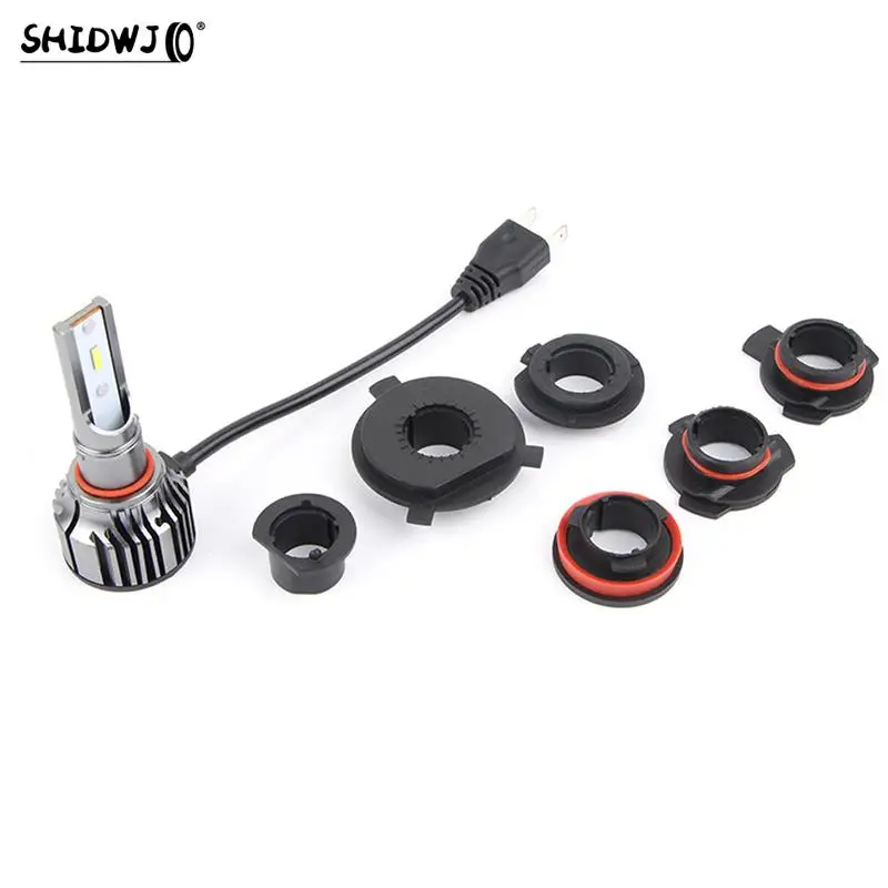 Car LED Headlight Bulb Base Adapter Socket Holder H1 H4 H7 H11 9005 9006 9012 High Temperature Resistance Automobile