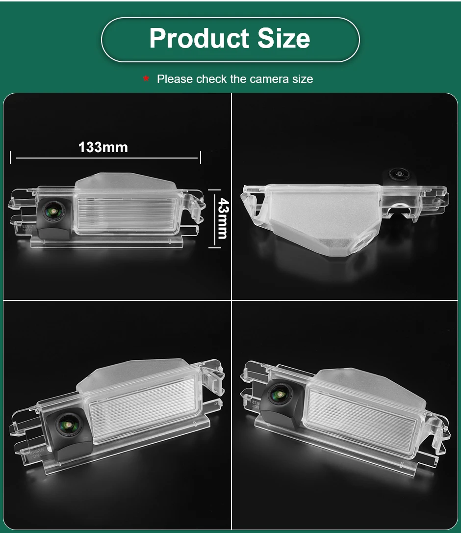 GreenYi 170 Degree 1920x1080P AHD Vehicle Rear View Camera For Renault Sandero/Dacia Sandero Stepway Logan 1/Logan 2 Symbol