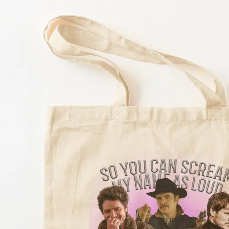 بيدرو باسكال تي شيرت حمل حقيبة حمل حقيبة امرأة حقيبة تسوق محمولة حقيبة يد نسائية كبيرة