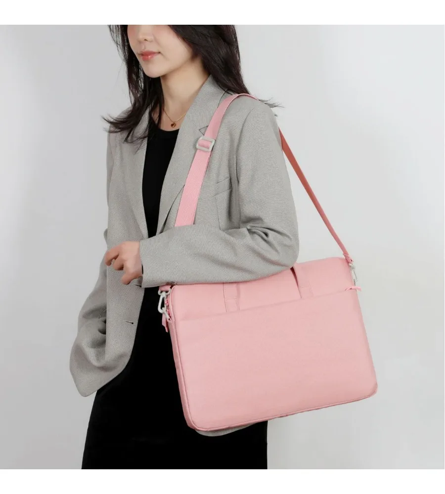 

15.6-inch laptop bag available in multiple colors crossbody briefcase handbag and laptop bag with shoulder strap
