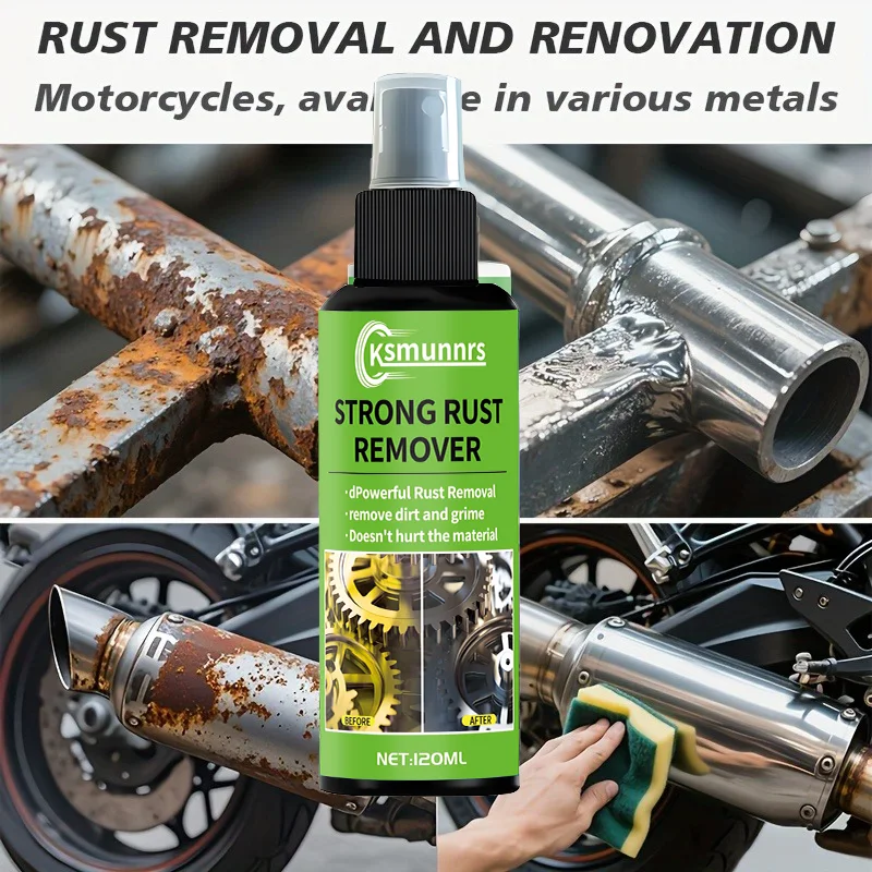 

UniversaОчистка цепи мотоцикла l Ревитационный спрей для удаления ржавчины для автомобильных колес и металлических поверхностей, сильное обеззараживание