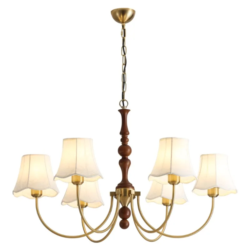 em estilo antigo, as luzes da sala de jantar são de luxo retrô e leve, as luzes principais são avançadas, lâmpadas do quarto de estudo