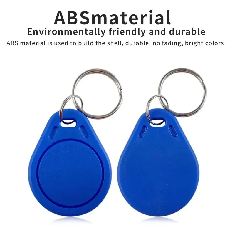 5YOA 100 Uds RFID Keyfobs 13,56 MHz IC solo lectura Control de acceso S50 Token gestión de asistencia llavero identificación de seguridad