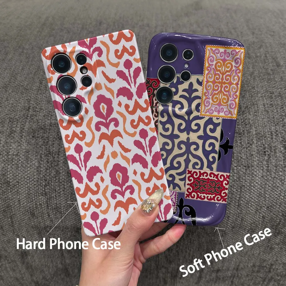 Cartoon Ornate Pattern For Samsung Galaxy A06 A07 A17 A37 A36 A57 A16 A21S A25 A35 A56 Hard Film Phone Case Cover