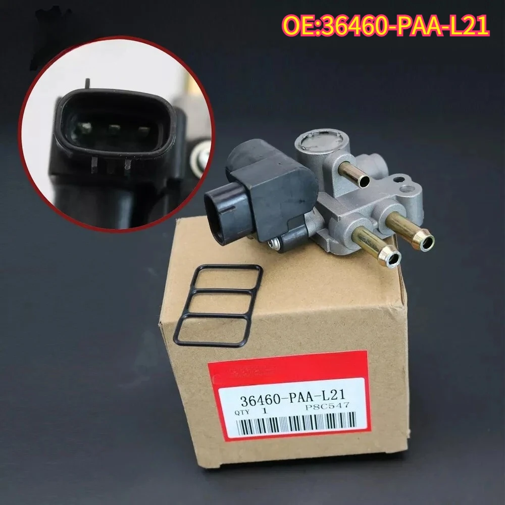 

High quality New For 36460-PAA-L21 Idle Air Control Valve Fits 1998-2002 Honda Accord 2.3L EX LX SE 36460 PAA L21 36460PAAL21