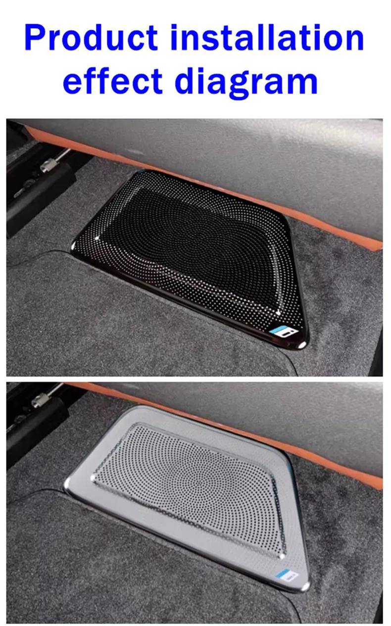 Auto-Innenleisten aus Edelstahl, Staubschutzabdeckung für Sitz, Boden und Klimaanlagen-Auslass für BMW IX I20 2021-2025 – Detail 4