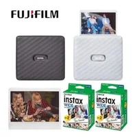 Fujifilm-impresora de teléfono móvil Instax Link, dispositivo de impresión de imagen de una sola vez, película ancha de borde blanco, Original