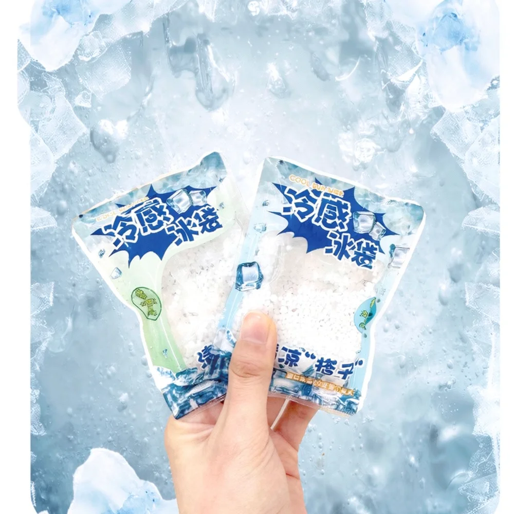 Cartoon Design Mini Ice Pack Portable Cooling Pad For Summer Heat Relief Student Office Outdoor Reusable Cold Compress Bag