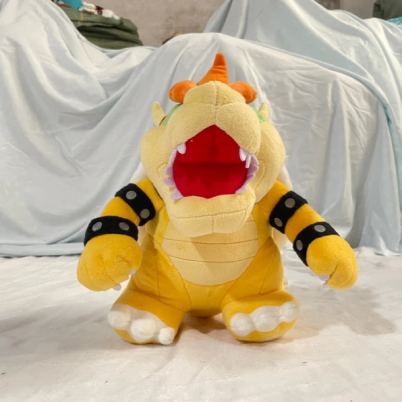 25cm Bowser Plush Doll Super Mario Original Anime Figure Cartoon Character Party Decoration Pillow Birthday Gift for Kids Toys