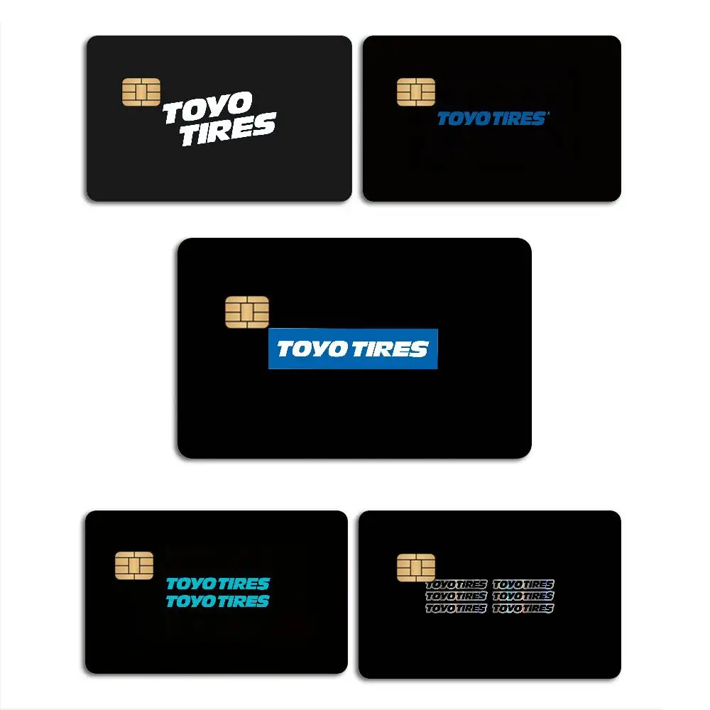 Toyo Tires LOGO Anime Young Creidt Card Debit Card Sticker Film Case Front Tape for Small Big Chip No Chip
