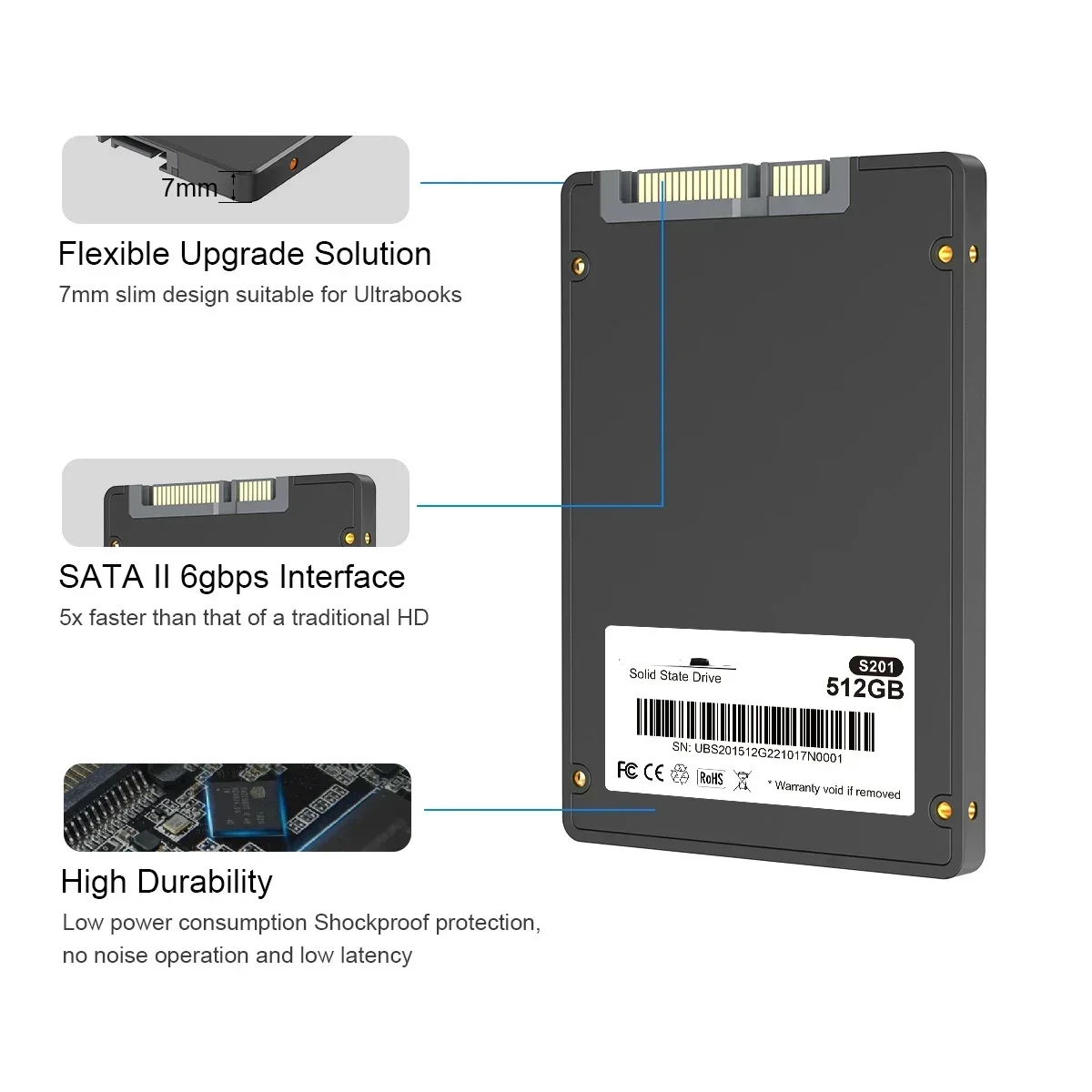 2024  2.5 SATA3 SSD 1TB 2TB 4TB 120gb 240gb 480gb 128GB 256G Internal Solid State Hard Drive for Laptop Hard Disk Desktop