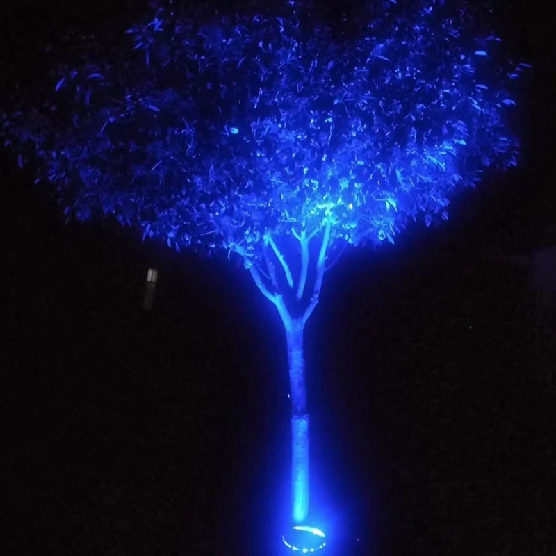 Imagem -02 - Impermeável Led Garden Lights Holofote ao ar Livre com Spike Luzes de Ponto Azul Lâmpada Decorativa de Paisagem do Jardim Novo 3w 220v Pcs