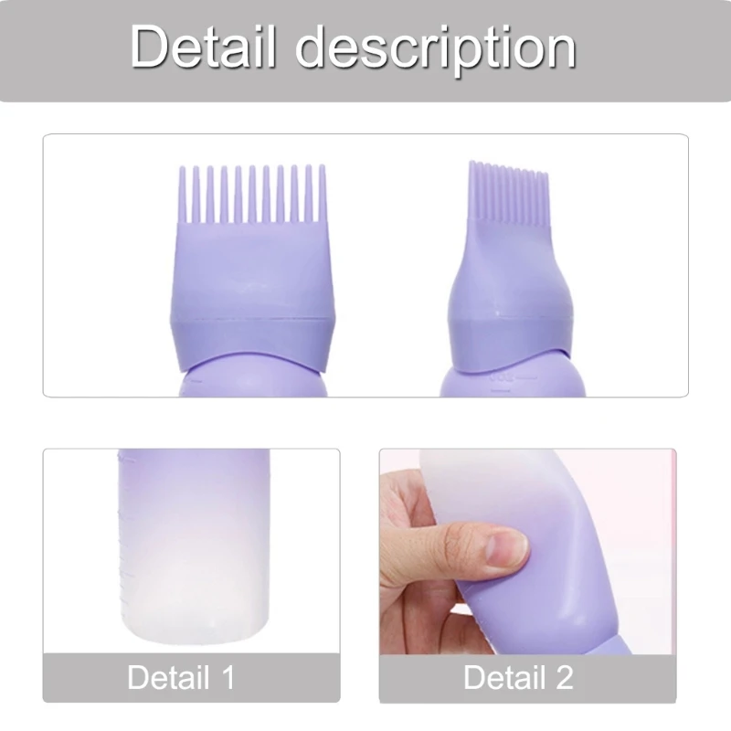 Elegant Shampoo Flask Suitable for Various Hair Products Coloring Accessories