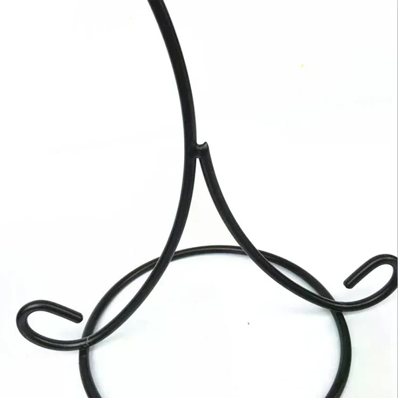 Tempat Lilin Logam Besi Model Gantungan Ganda 37CM, Penyangga Botol Kaca Tanaman