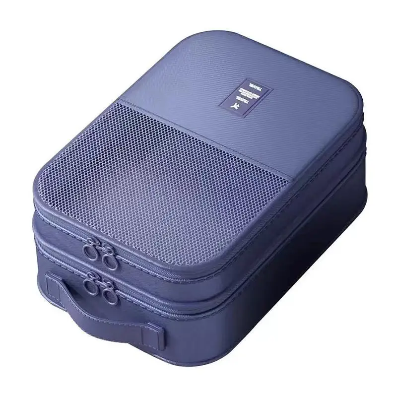 1Pcs Travel Shoe Bag Storage Bag Washed Diagonal Breathable Mesh Multiple Pairs Of Shoes Portable Shoe Box For Business Trips