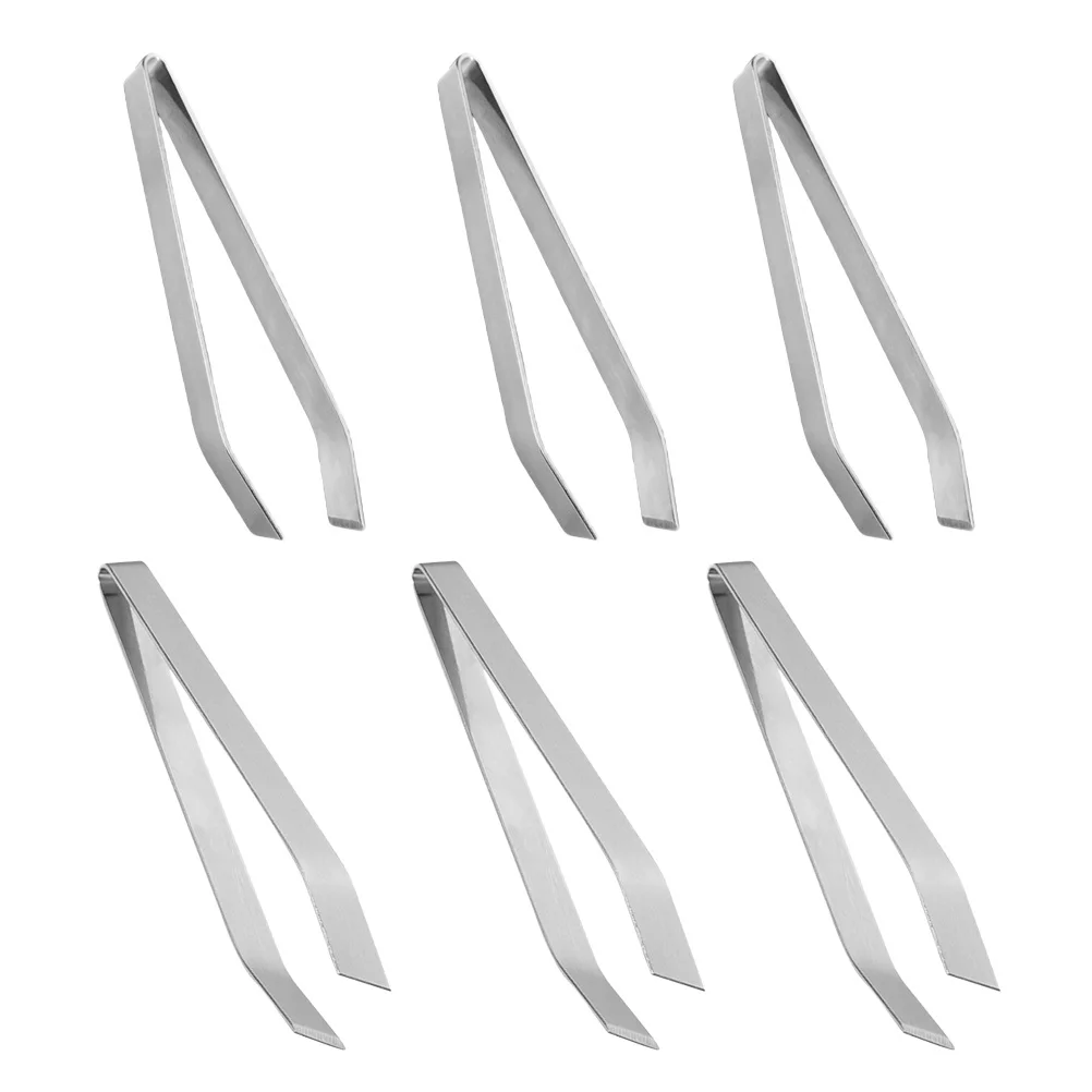 

6 Pcs Tweezer Stainless Steel Tweezer For Bone Removing Tip for Bone Removing Food Clip Lash