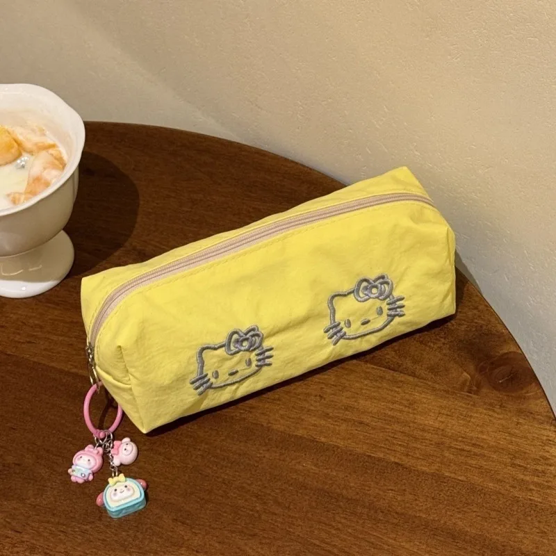 

Hello Kitty Pencil Case Cartoon Student Supplies Girl Gift Cute Large Capacity Makeup Bag Storage Desktop Ornaments Wholesale