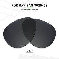 Lentes de repuesto polarizadas SNARK para gafas de sol RayBan Aviator RB3025 de 58 mm, múltiples opciones