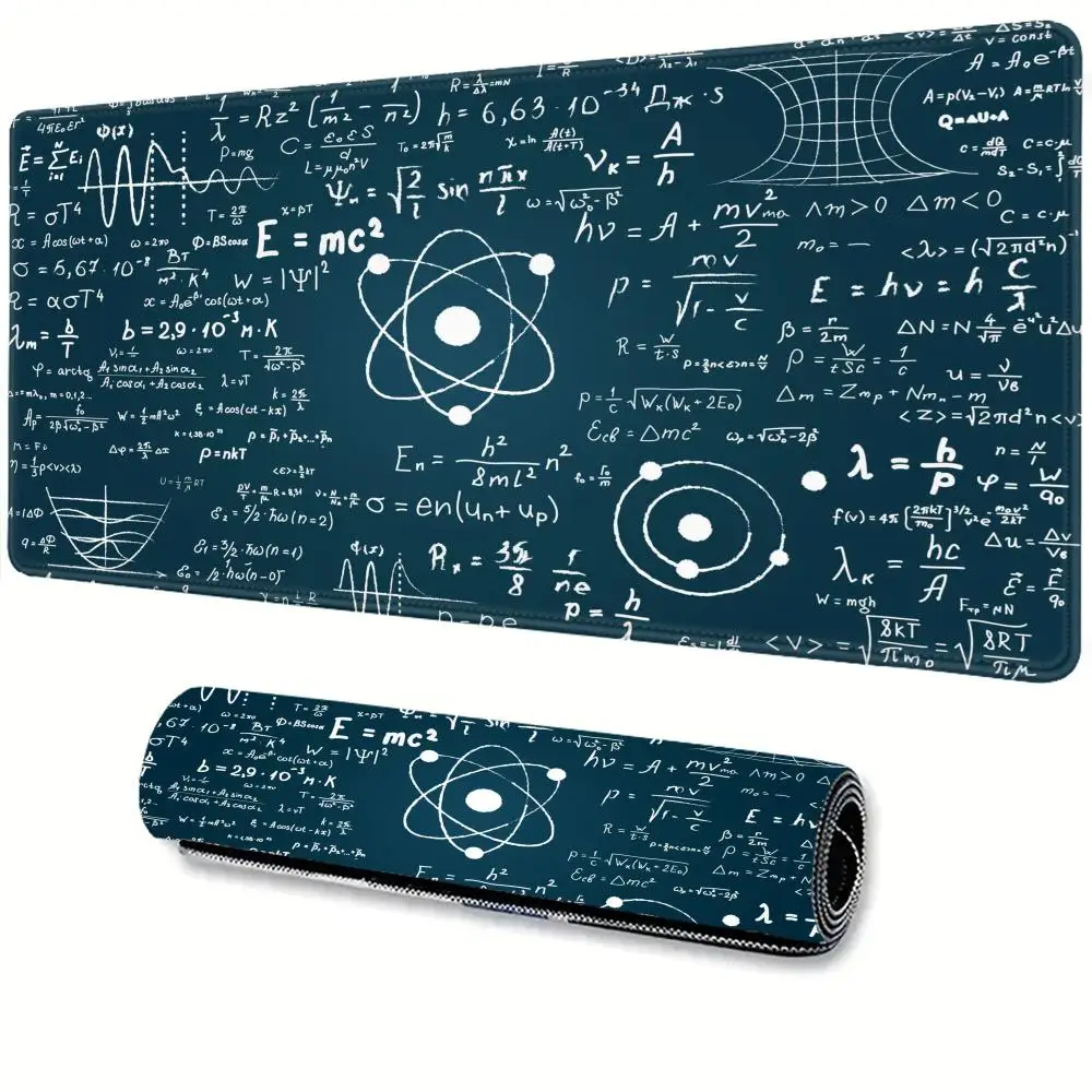 Hot Sell Science Formula Mouse Pad Desk Cute Math Cushion Extended Gaming Keyboard Mats Large Gamer Non-Slip Mausepad HYBXAXC