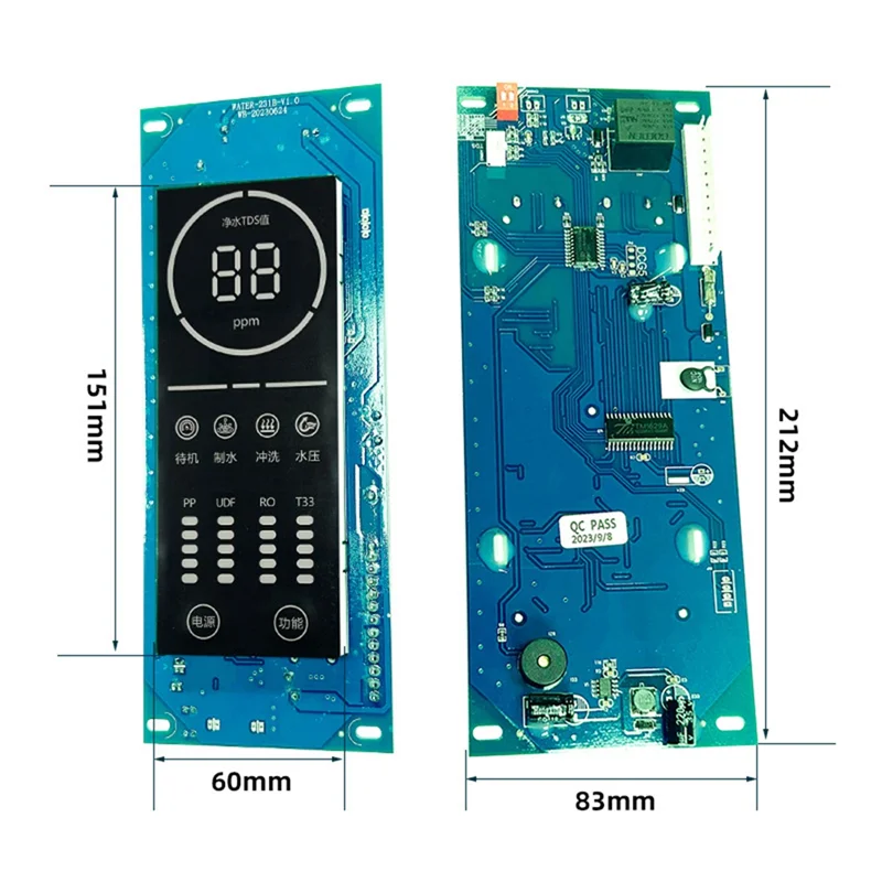 FGGS-Water Purifier Computer Board Direct Drinking Machine Reverse Osmosis Water Purifier Tap Water Purifier Control Board Durab