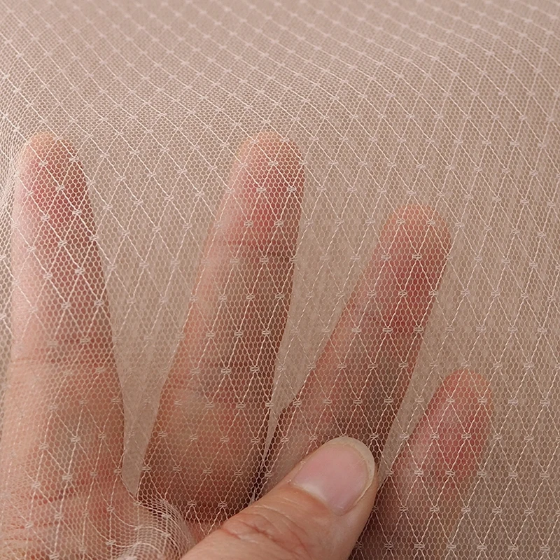 قماش شبكي بنقطة متوازية لصنع مواد شبكية للشعر المستعار لصنع الشعر المستعار #3