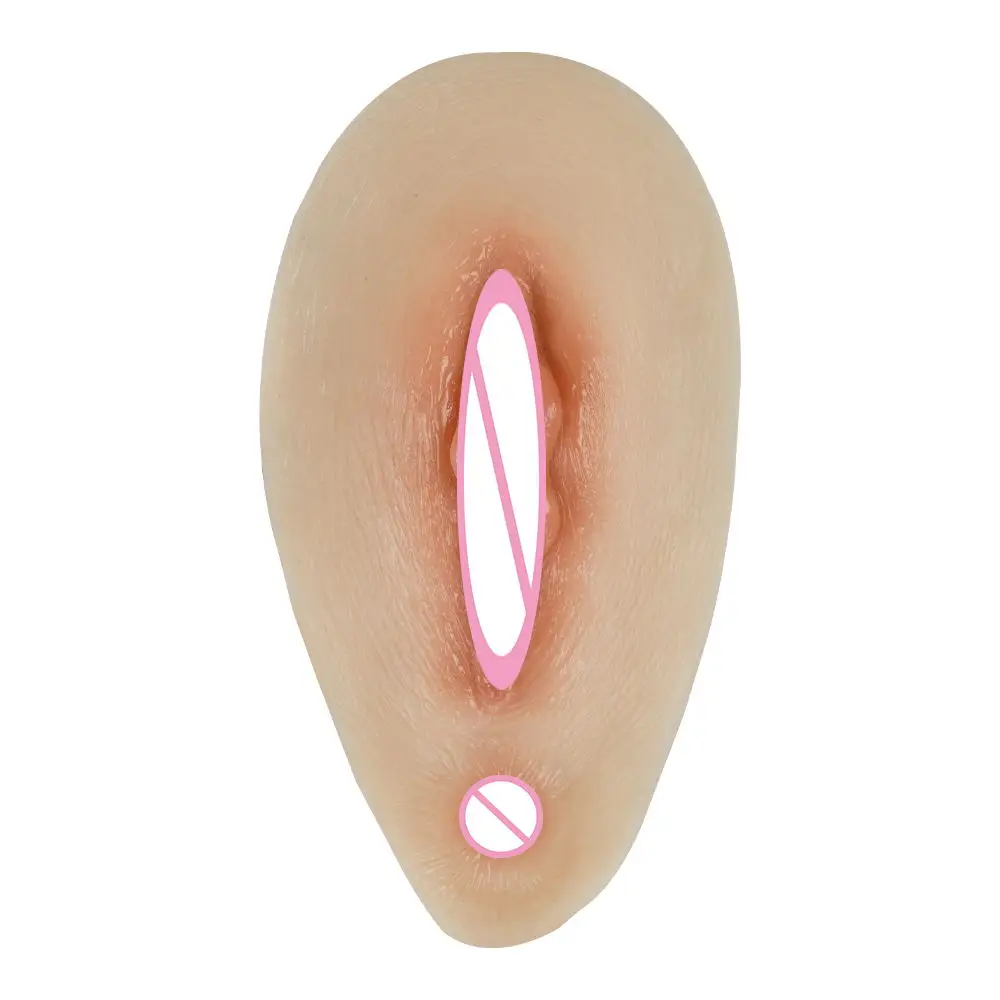 Realistic Silicone Fake Vagina Pad Cosplay Crossdressing Fake Vulva Hiding Pussies Shemale Transgender Drag Queen Crossdresser