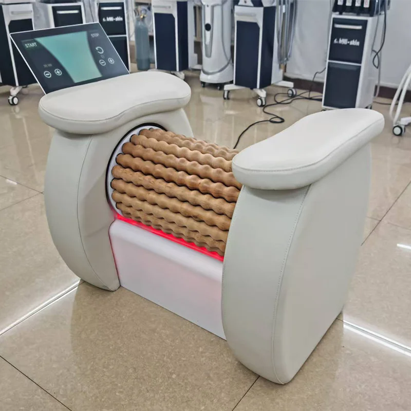 Lymphatic Drainage Massager, Muscle Soreness Relief, Body Roller, Fitness Leg Slimming, Massage Machine, Portable Chair