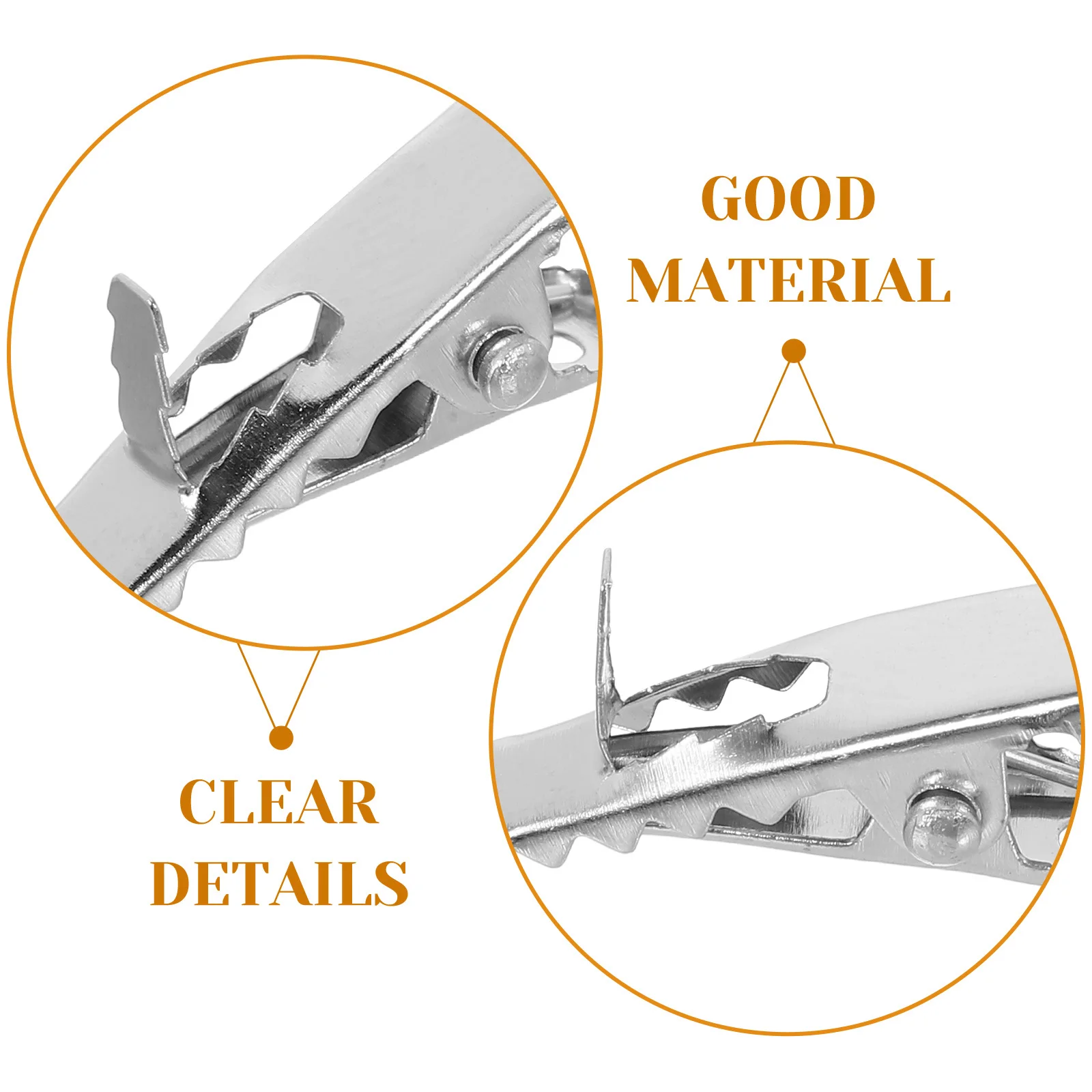 100 Stück Weihnachts-Mini-Krokodilklemmen, Blumenornamente, Halter, Metallklammern für Baum, Kranz, Dekoration, Blumenklammer