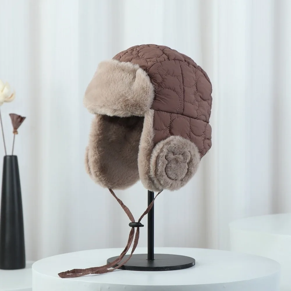 

Новая теплая теплая шапка, холодостойкая ветрозащитная шапка для защиты ушей, добавляющая бархатной шапке Lei Feng для занятий спортом на открытом воздухе