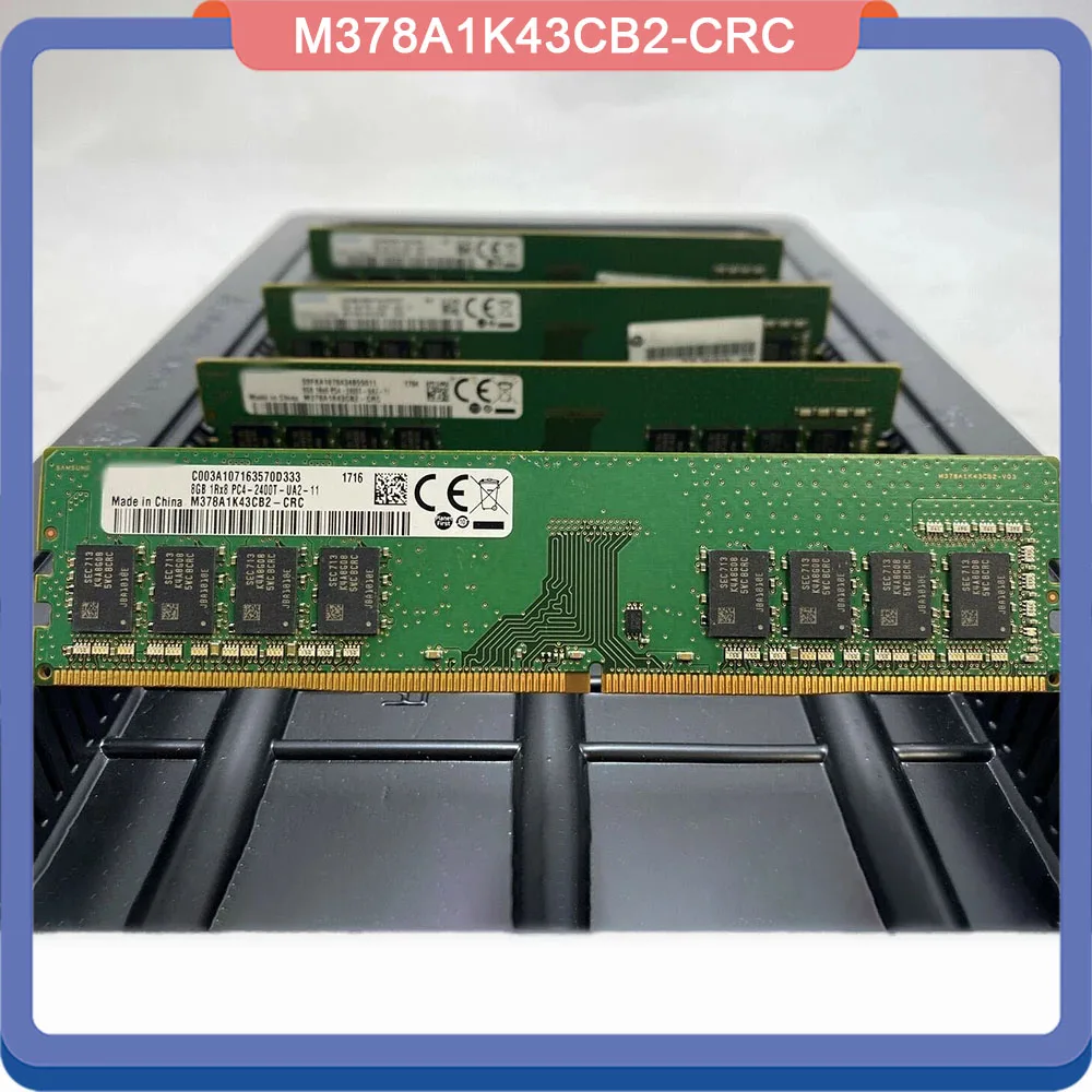 2PCS RAM For Samsung 8GB DDR4 2400MHz 1RX8 PC4-2400T Four-Generation Desktop Memory M378A1K43CB2-CRC