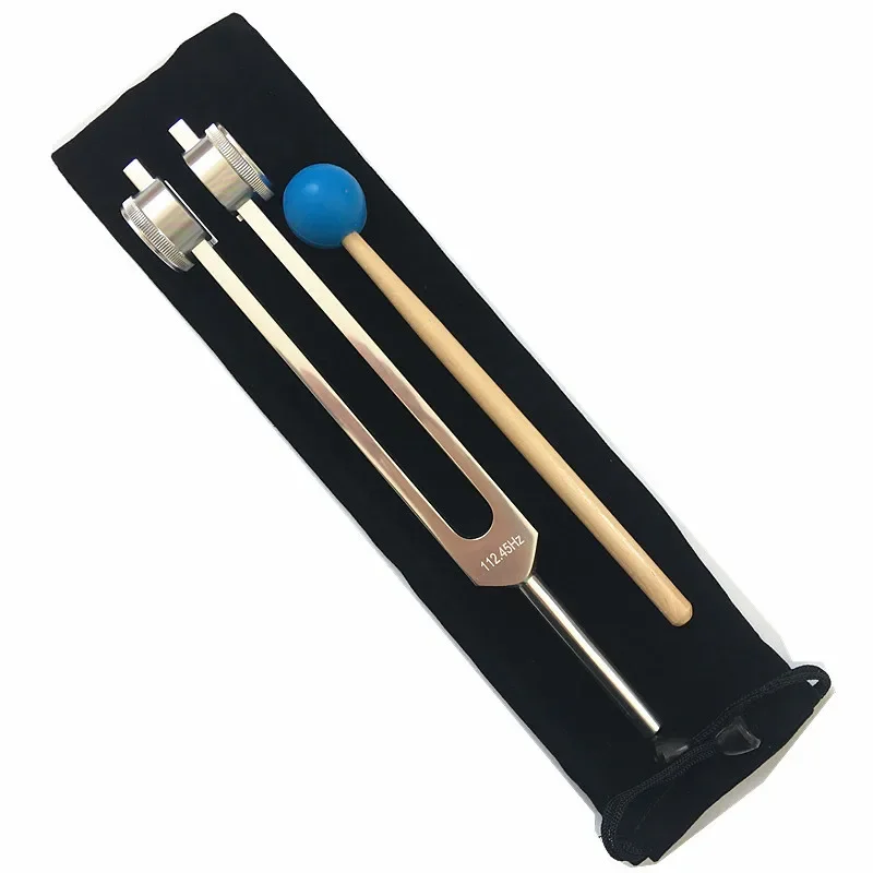 111Hz 112.45Hz Tuning Fork Silver Gold Aluminum Alloy Diapason Professional Yoga Chakras Tuning Forks Sound Healing Tools Gifts