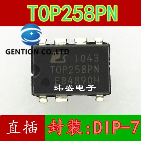 

10PCS TOP258PN TOP258PG TOP258 LCD power supply chip DIP-7 straight in stock 100% new and original