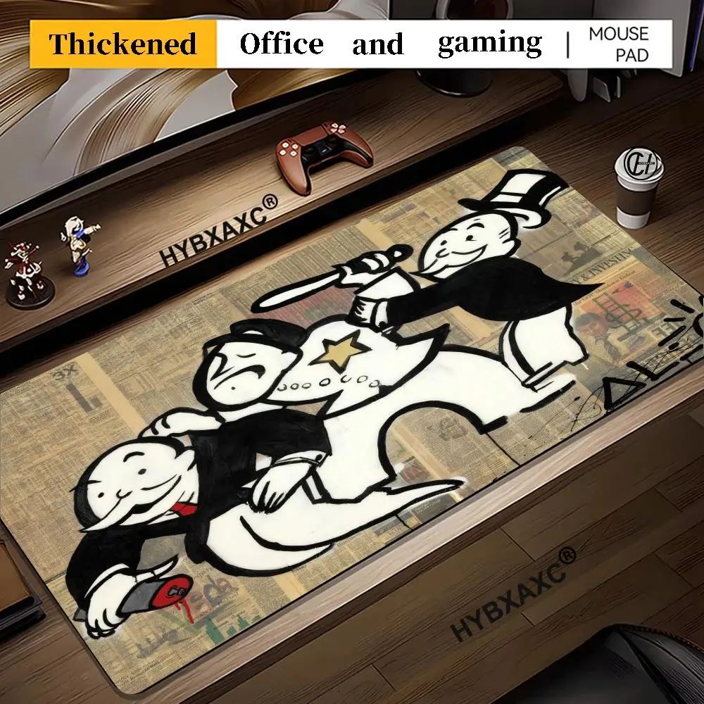New Cartoon Money Funny Cute Artist Mouse Pad Desk Mat Large Non-slip Anti-fray Keyboard Ergonomic