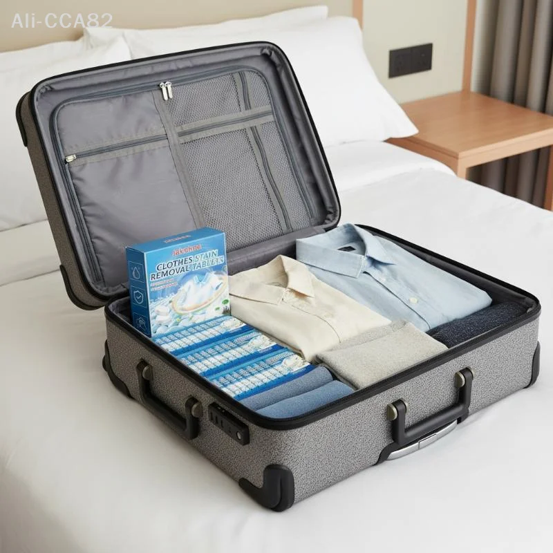 

Шипучие чистящие таблетки SHIDWJ для одежды: удаляют пятна и жирные загрязнения, смягчают ткань и имеют приятный аромат.