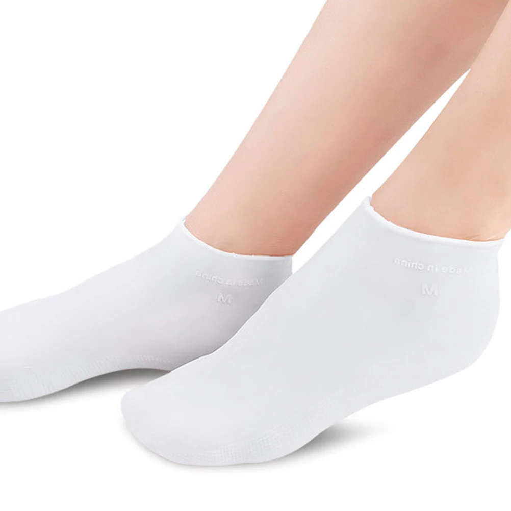 

3Pairs Protective Moisturizing Socks For Dry Cracked Heels Professional Spa Supplies Foot Care Accessories