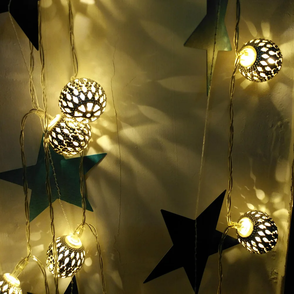 20 LED الكرة الجنية أضواء الدافئة الأبيض غلوب سلسلة أضواء لحفل الزفاف عطلة الطرف في الهواء الطلق الديكور الداخلي كفاءة في استخدام الطاقة