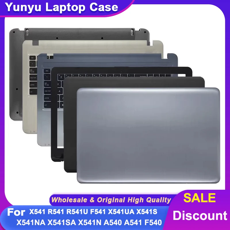 

Корпус для ноутбуков X541 R541 R541U F541 X541UA X541S X541NA X541SA X541N A540 A541 F540: задняя крышка LCD, передняя рамка, петли, корпус в сборе