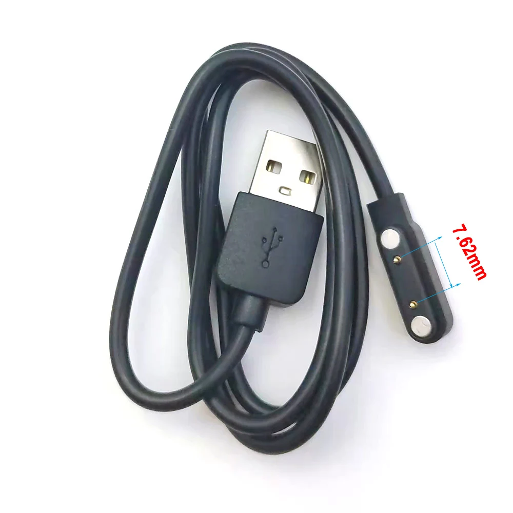 20pcs Magnetic Charge Charging Cable For Smart Watch with Magnetics Plug For 2Pin Distances 7.62mm Novel Power Charge Connector
