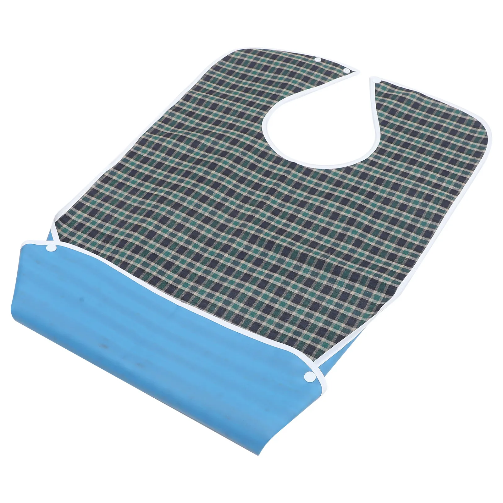 

Household Dinner Bib Waterproof Adult Bib Delicate Comfortable Washable Clothing Protector Elderly Accessory Folding Adjustable