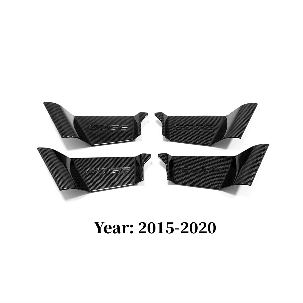 Voor Ford Edge 2018 2019 2020 Auto Styling Interieur Accessoires Abs Koolstofvezel Auto Binnendeur Kom Beschermer Frame Cover Trim