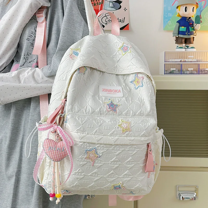 حقائب الظهر حقائب اليد المدرسية النايلون حقيبة صغيرة محافظ السفر حقيبة المدرسة عادية للمرأة التسوق اليومي